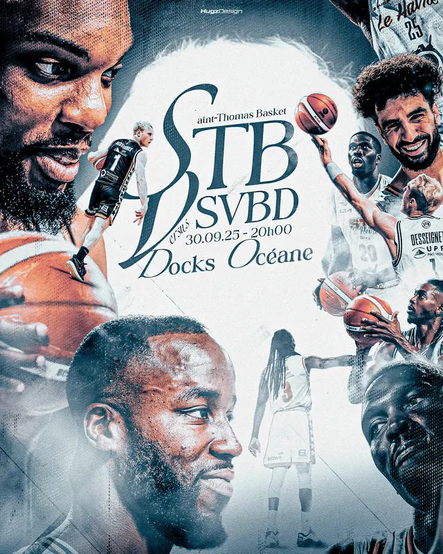 Affiche STB vs SVBD (Basket)